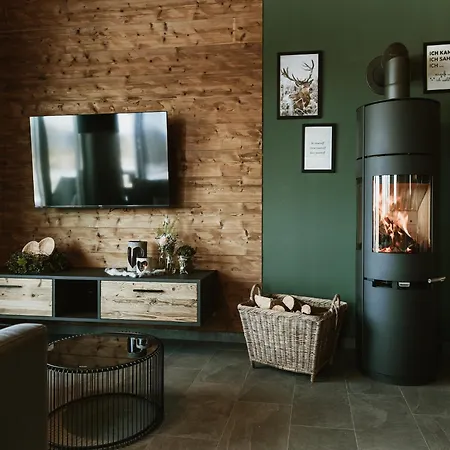 Dağ evi Wellness-chalet Im Vital Camp Bayerbach